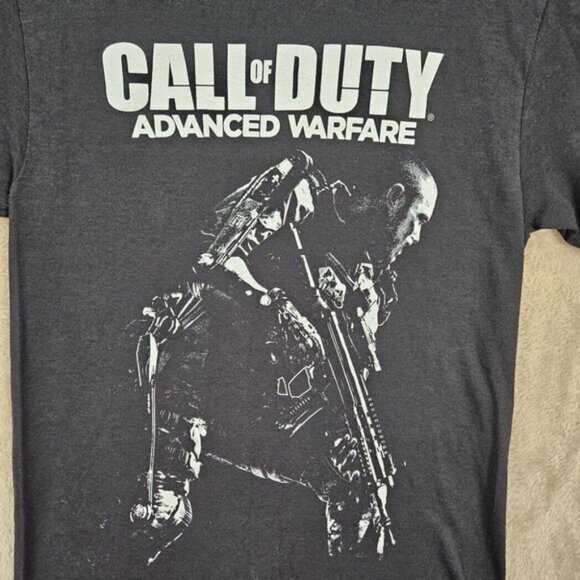 Call Of Duty Advanced Warfare T-Shirt Men's Size S Black Short Sleeve Video Game - Picture 3 of 10